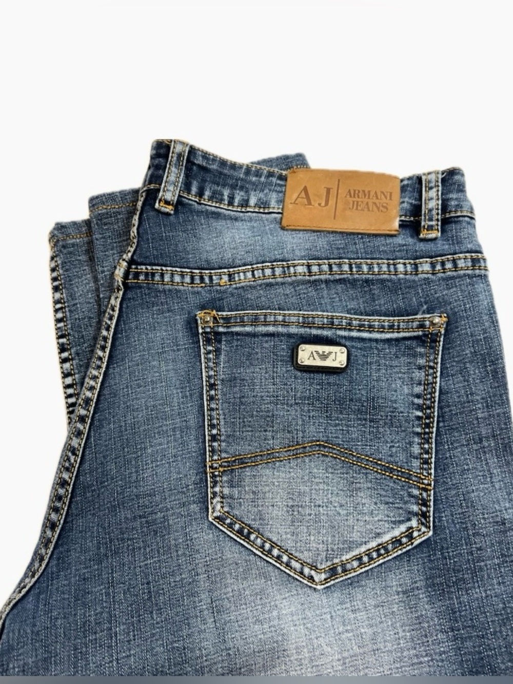 Armani Exchange Men's Slim Blue Denim Jeans Size W35 L28